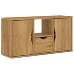 ZNTS TV Cabinet with Drawer ODDA 79x24x40 cm Solid Wood Pine 4103605