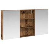 Bathroom Cabinet Set 3 pcs 120 x 10.5 x 60.5 cm Engineered wood 3403734