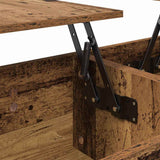 Coffee Table Old Wood 102 x 50.5 x 46.5 cm Engineered Wood 880716