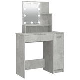 Dressing Table Concrete grey Engineered wood, acrylic Standard 808814