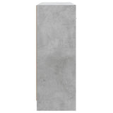 Sideboard Concrete Grey 91x28x75 cm Engineered Wood 823012