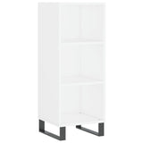 Highboard White 34.5x34x180 cm Engineered Wood 3199001