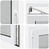 Basement Window "RISOR" 100x50 cm Tilt&Turn DIN Right White 4108363