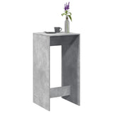 Bar Table Concrete Grey 51x50x103.5 cm Engineered Wood 854421