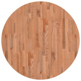 Table Top 90x1.5 cm Round Solid Wood Beech 355933