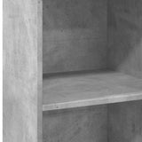 Highboard Concrete Grey 50x41x124 cm Engineered Wood 846400