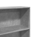 Bookcase Concrete Grey 60x30x152 cm Engineered Wood 857911