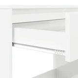 Desk High Gloss White 100 x 50 x 78 cm Engineered Wood 888941