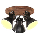 ZNTS Industrial Ceiling Lamp 25 W Black 42x27 cm E27 320515