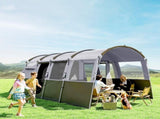 8-Person Camping Tent, Waterproof Family Tent, Tunnel Design, 4 Large Windows, Sleeping Cabins T3398P348722