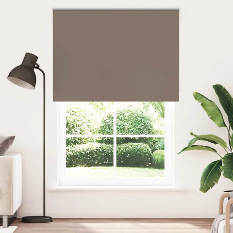 ZNTS Roller Blind Blackout Coffee 160x210 cm Fabric Width 156.6 cm Polyester 4011062