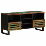TV Cabinet 100x34x46 cm Solid Wood Acacia 377528