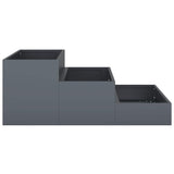 Garden Planter Anthracite 90 x 90 x 35 cm Cold-rolled Steel 865836