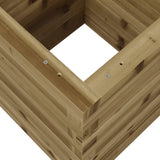 Garden Planter 40x40x46 cm Impregnated Wood Pine 3282403