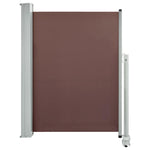 Patio Retractable Side Awning 100x300 cm Brown 48340