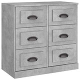 Sideboard Concrete Grey 70x35,5x67,5 cm Engineered Wood 816436