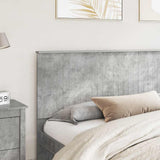 Headboard with Headboard Concrete Grey 200 cm Engineered wood 887718
