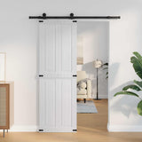 Barn Door Corona White 70 x 210 cm Solid Pine Wood 42021201