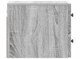 Wall-Mounted Bedside Cabinet 2 pcs Grey Sonoma Engineered Wood 897968