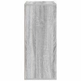 Book Cabinet Grey Sonoma 60x30x71.5 cm Engineered Wood 860315