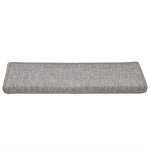 ZNTS Stair Mats 30 pcs 65x21x4 cm Light Grey 3365768