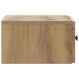 Wall-Mounted Bedside Cabinet 2 pcs Artisan Oak Engineered Wood 898104