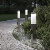 Bollard Lights with Outlet 3 pcs 50 cm Stainless Steel IP44 4006060