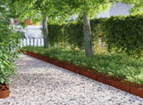 Lawn Edgings 20 pcs Rusty 103 x 0.05 x 22 cm Weathering Steel 874847