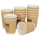 Paper Coffee Cups 500 pcs 8oz 200ml Brown 4102799