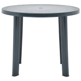 Garden Table Green 89 cm Plastic 48806