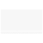 Retractable Awning Manual White 400x200 cm Fabric 3329865