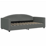 Daybed with Mattress Blue Dark Grey 90x190 cm Fabric 3197256