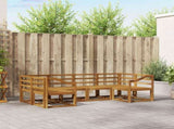 Outdoor Sofa Set 6 pcs Natural Solid Acacia Wood 3366897