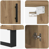 Highboard Artisan Oak 34.5 x 34 x 180 cm Engineered Wood 3415983