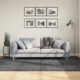 Rug OVIEDO Short Pile Anthracite 160x230 cm 375471