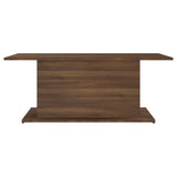 ZNTS Coffee Table Brown Oak 102x55.5x40 cm Engineered Wood 813094