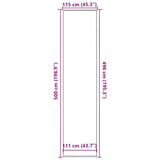 Doormat Blue 115x500 cm 4105578