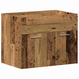 Bathroom Cabinet with Drawer Wall-mounted Engineered Wood 3332539