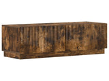 5 Piece LED TV Cabinet Smoked Oak Engineered Wood 3416845