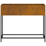 Raised Garden Planter Rusty 100 x 26 x 82 cm Steel 865882