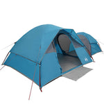 ZNTS Camping Tent 5-Person Blue Waterproof 4009588