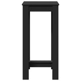 ZNTS Bar Table Black 51x50x103.5 cm Engineered Wood 854401