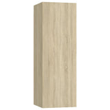 7 Piece TV Cabinet Set Sonoma Oak Engineered Wood 3079033