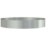 Planter Ring 5 pcs Silver 120 x 120 x 20 cm Galvanised Steel 873645