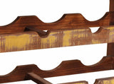 Wine Rack Brown 80 x 45 x 33 cm Solid Reclaimed Wood 4104759