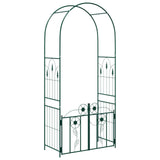 Garden Arch with Lock Green 102 x 50 x 218 cm 42021345