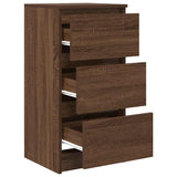 Sideboard Brown Oak 37.5x35x76 cm Engineered Wood 861730