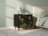 Bedside Cabinet RHENEN 2 pcs Black Oak 36 x 33 x 51 cm 8007230