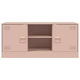 TV Cabinet Pink 99x39x44 cm Steel 841686