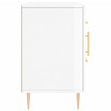 Sideboard High Gloss White 100x36x60 cm Engineered Wood 828158